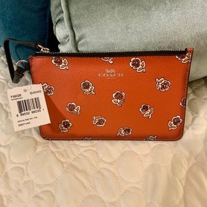 Authentic Coach Sienna Rose wristlet